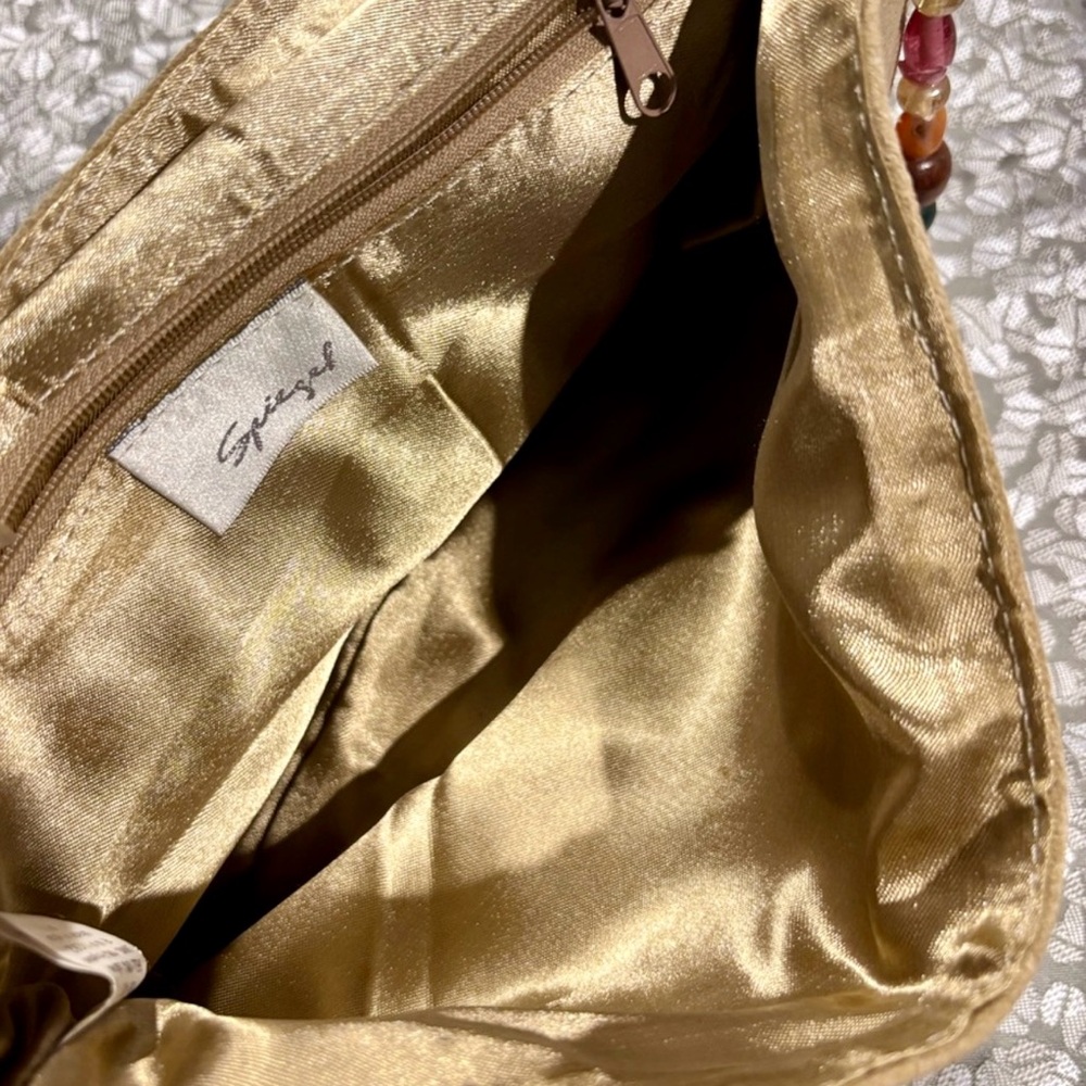 Spiegel, Suede and Snakeskin leather Shoulder Bag, EUC - Picture 5 of 5